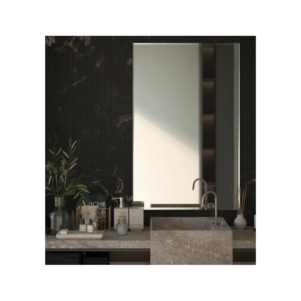 Изображение товара Настенное зеркало Bauform FACET 15 EVOFORM 90х140 см без рамы