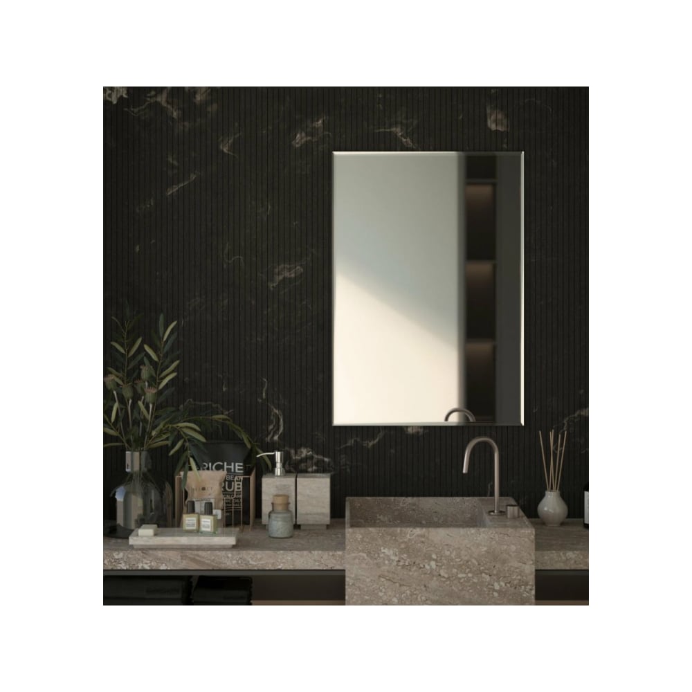 Изображение товара Зеркало настенное Bauform с фацетом FACET 15 EVOFORM 70х100 см