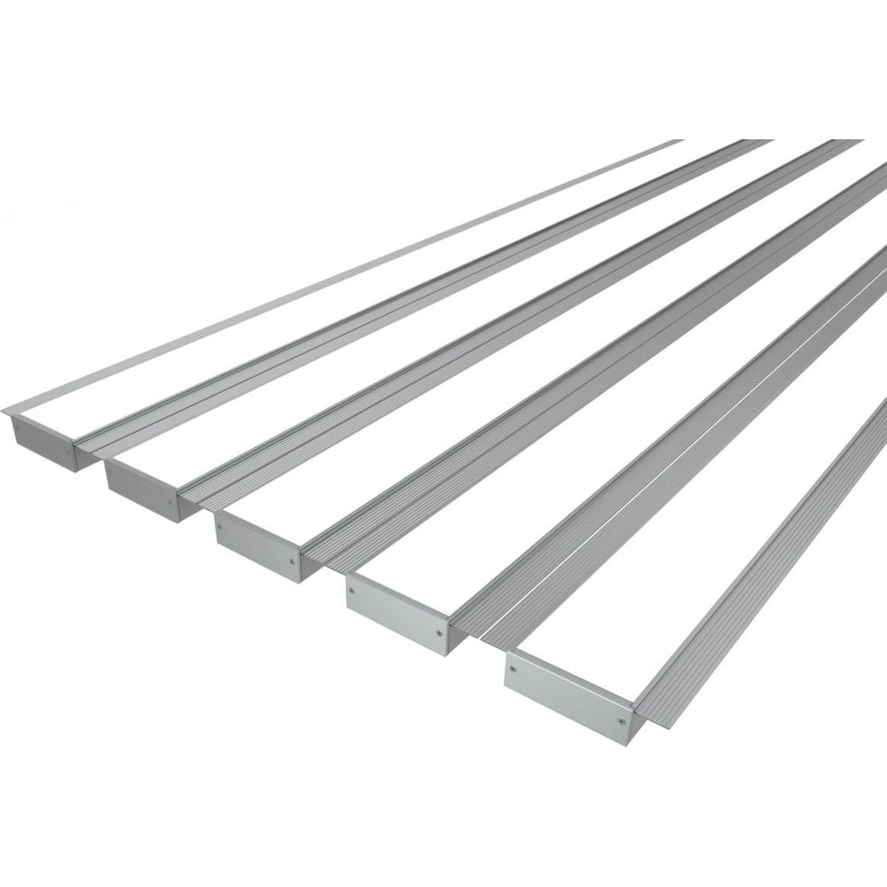 Изображение товара Комплект профиля LEDCRAFT LC-LPSH2090M55-3x5Silver для скрытой LED подсветки