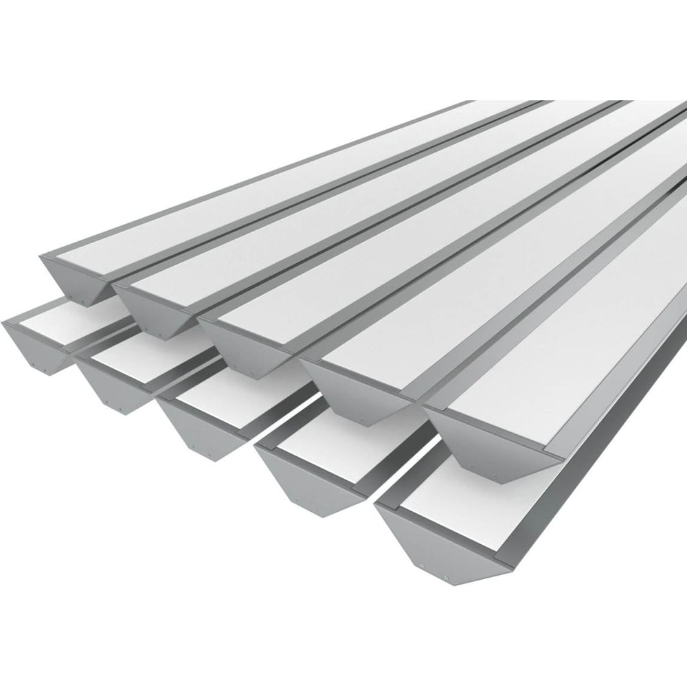 Изображение товара Комплект профиля LEDCRAFT LC-LPU2364M44-2x10Silver 2м серебро