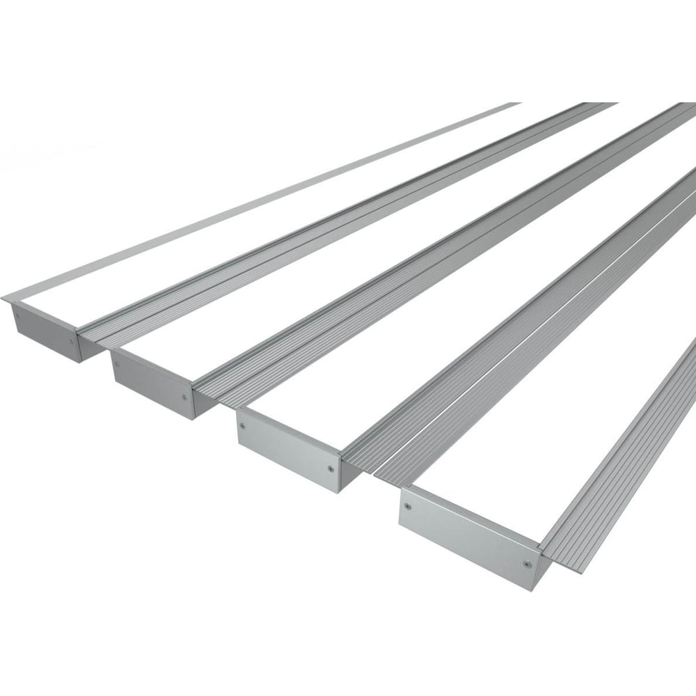 Изображение товара Профиль для подсветки LEDCRAFT LC-LPSH2090M55-2x4 серебро 2м алюминий поликарбонат