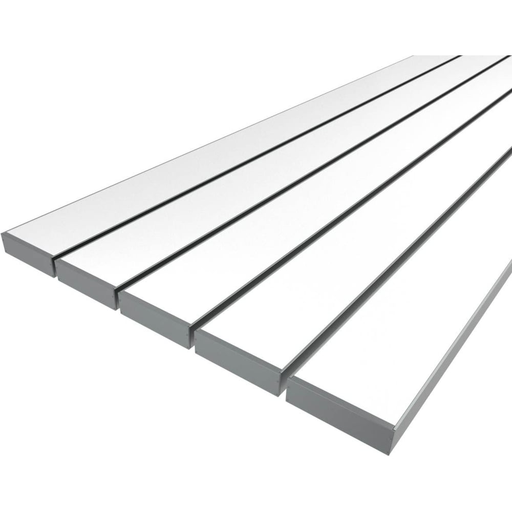 Изображение товара Комплект профиля LEDCRAFT LC-LP27100M94-2x5Silver для подсветки потолков и стен 2м