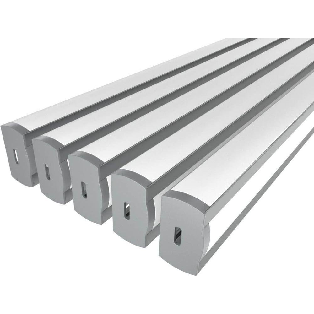 Изображение товара Комплект профиля LEDCRAFT LC-LPF2716M16-3x5 серебро для контурной и ступенечной подсветки