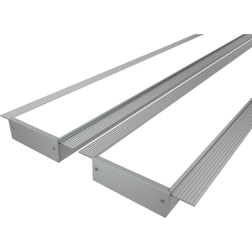 Изображение товара Комплект профиля LEDCRAFT LC-LPSH2090M55-2x2Silver для встроенного LED-освещения