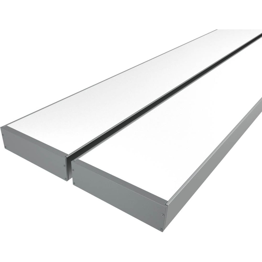 Изображение товара Комплект профиля LEDCRAFT LC-LP27100M94-3x2 Silver 3м для светодиодной подсветки