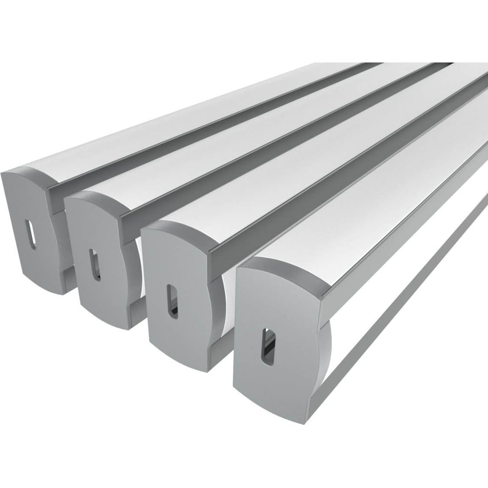Изображение товара Комплект профилей LEDCRAFT LC-LPF2716M16-2x4Silver для контурной и ступенчатой подсветки