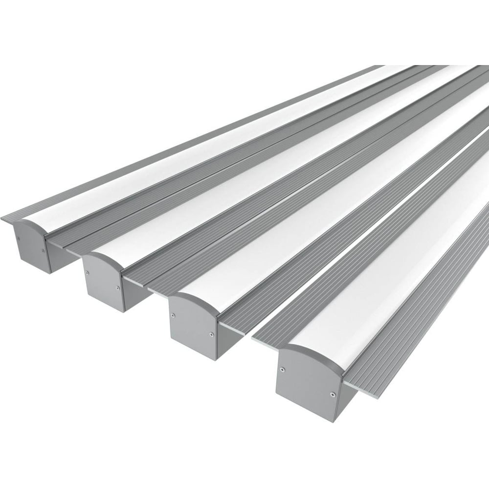 Изображение товара Комплект профиля LEDCRAFT LC-LPSH2558M28-3x4Silver 3м алюминий поликарбонат натяжной потолок