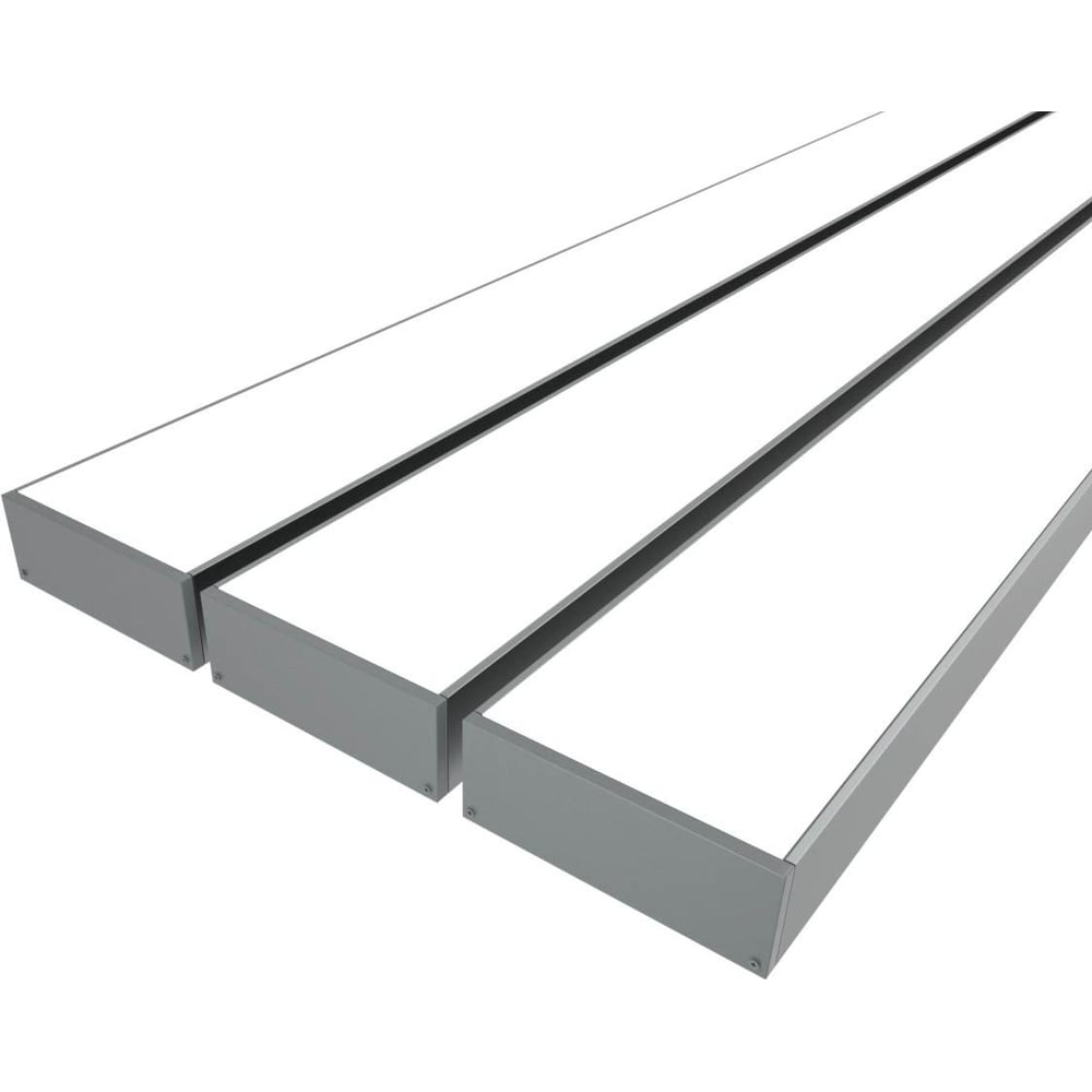 Изображение товара Комплект профиля LEDCRAFT LC-LP2774M68-3x3Silver для контурной подсветки 3м
