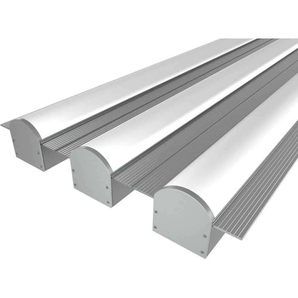 Изображение товара Комплект профиля LEDCRAFT LC-LPSH2564M36R 2м серебро для встроенной подсветки