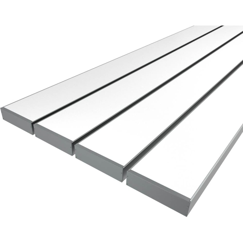 Изображение товара Комплект профилей LEDCRAFT LC-LP27100M94-2x4Silver 2м для контурной подсветки и пола