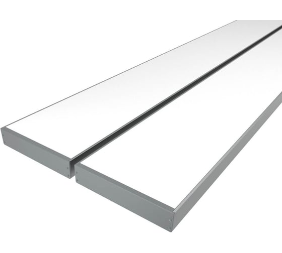 Изображение товара Комплект профиля LEDCRAFT LC-LP27140M135-3x2Silver 2 шт серебро (3м профиль+3м рассеиватель+2 заглушки+комплект шурупов) 1616340167