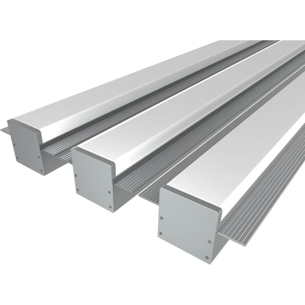 Изображение товара Комплект профиля LEDCRAFT LC-LPSH2564M36-3x3Silver 3 шт алюминий и поликарбитат
