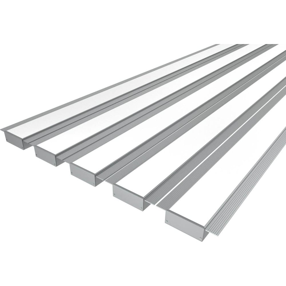 Изображение товара Комплект профилей LEDCRAFT LC-LPSH2065M34-2x5Silver для встроенной подсветки 2 м