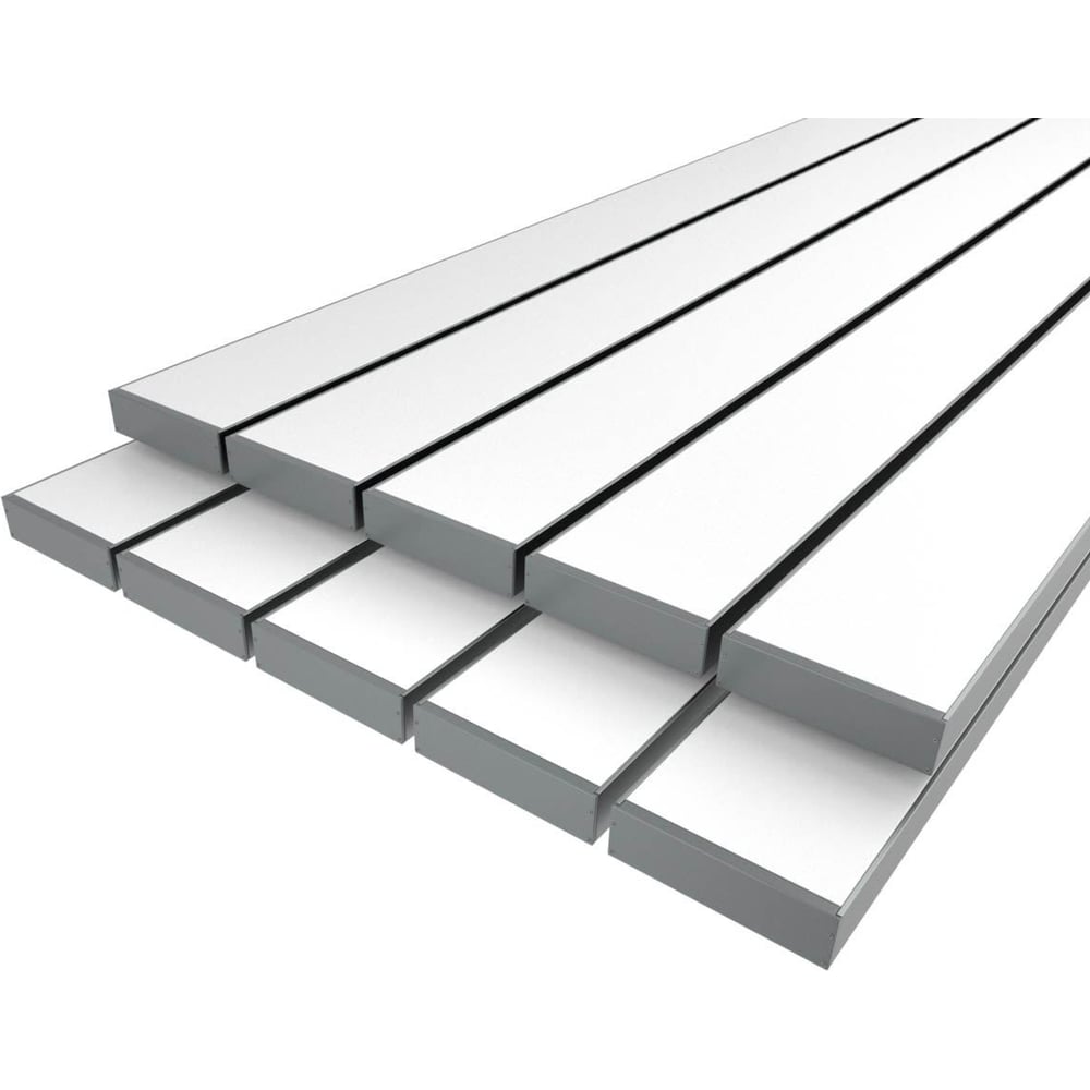 Изображение товара Комплект профиля LEDCRAFT LC-LP27100M94-2x10Silver для подсветки пола и стен