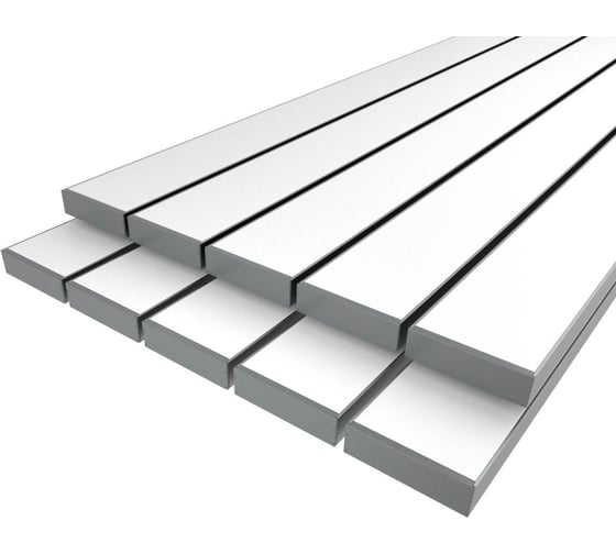 Изображение товара Комплект профиля LEDCRAFT LC-LP27100M94-2x10Silver 10 шт серебро (2м профиль+2м рассеиватель+2 заглушки+комплект шурупов) 1616240766