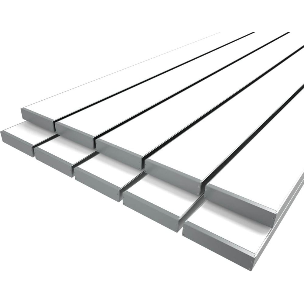 Изображение товара Комплект профиля LEDCRAFT LC-LP27120M115-3x10Silver 3м для контурной подсветки