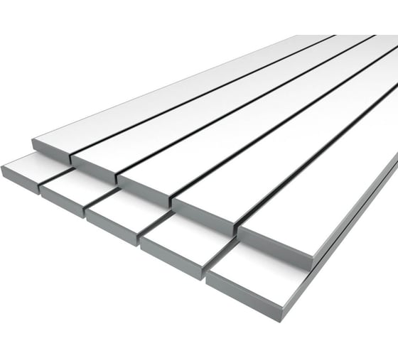 Изображение товара Комплект профиля LEDCRAFT LC-LP27140M135-3x10Silver 10 шт серебро (3м профиль+3м рассеиватель+2 заглушки+комплект шурупов) 1616340799