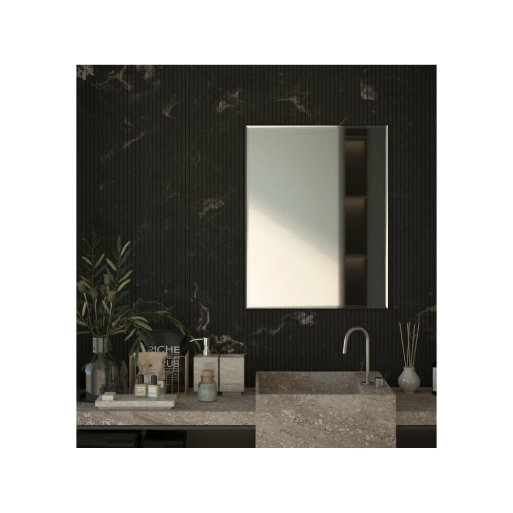 Изображение товара Настенное зеркало Bauform с фацетом FACET 15 EVOFORM 70х90 см