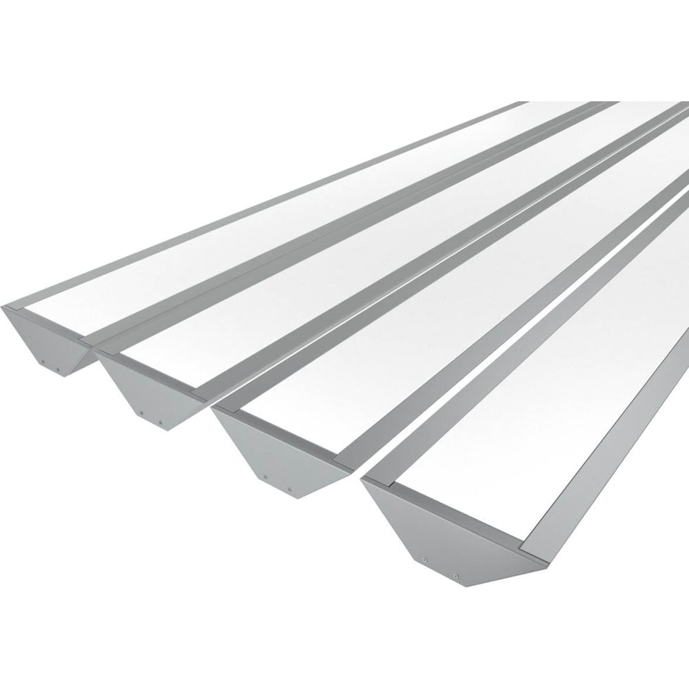 Изображение товара Комплект профилей Ledcraft LC-LPU2364M44-3x4Silver для LED подсветки 4 шт алюминиевый, универсальны