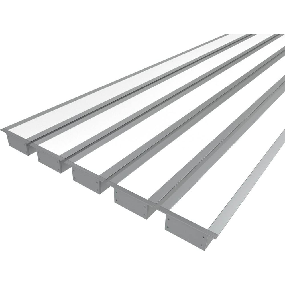 Изображение товара Комплект профилей Ledcraft LC-LPV2050M34-3x5Silver для контурной подсветки