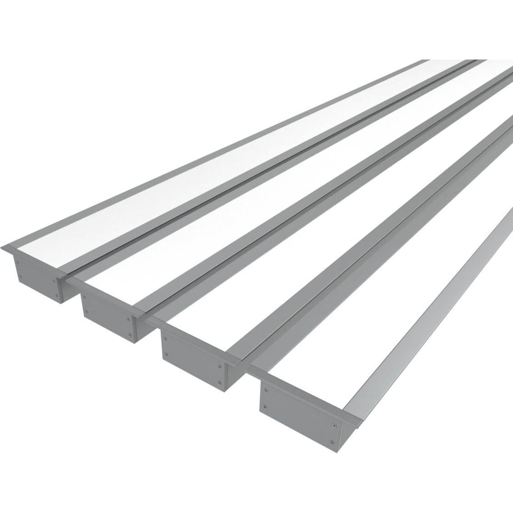 Изображение товара Комплект профилей Ledcraft LC-LPV2050M34-2x4Silver для подсветки