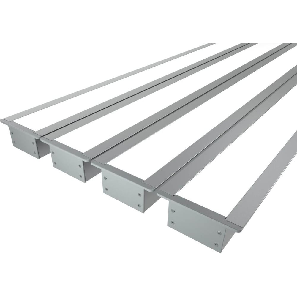 Изображение товара Комплект профилей Ledcraft LC-LPV2044M30-2x4Silver 2м алюминий и поликарбонат для потолка и стен