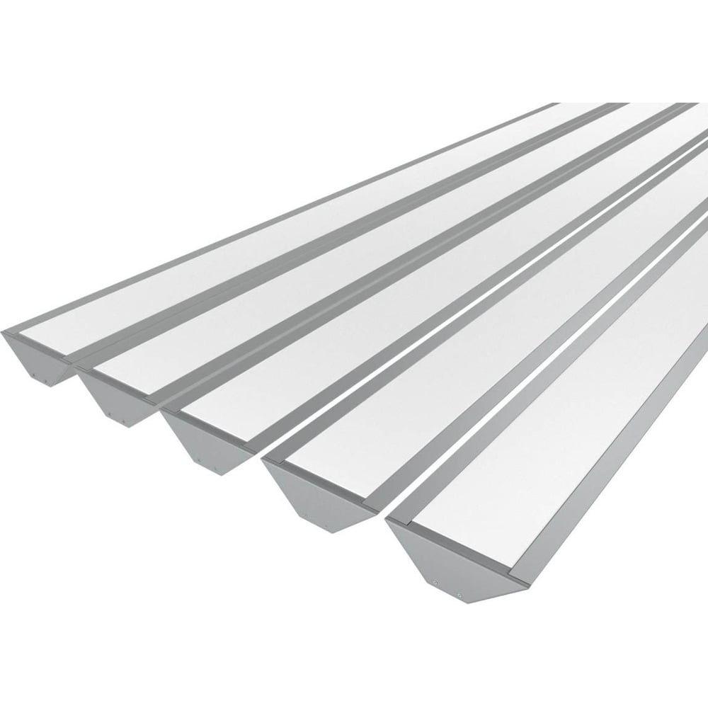 Изображение товара Комплект алюминиевых профилей Ledcraft LC-LPU2364M44-2x5Silver с рассеивателем для подсветки 2000 м