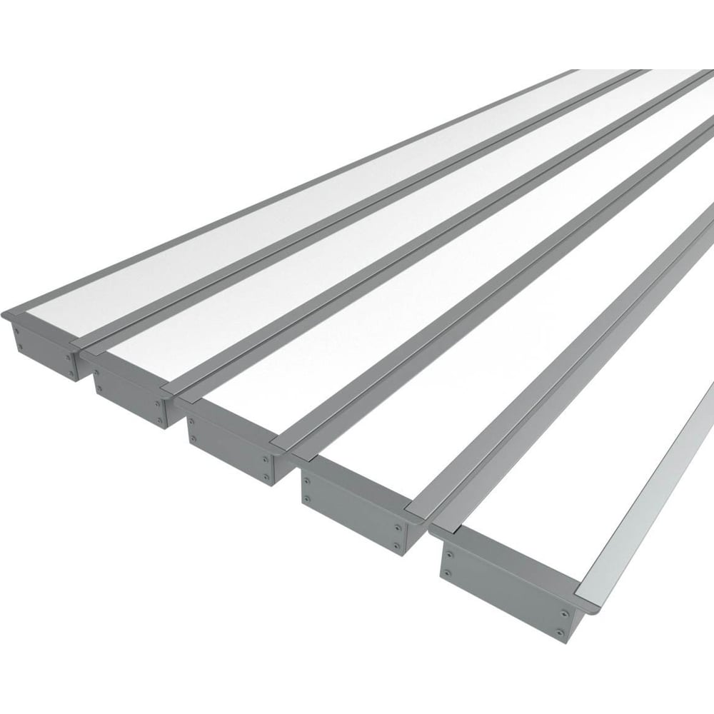 Изображение товара Комплект профилей Ledcraft LC-LPV2063M44-3x5Silver для подсветки 3м