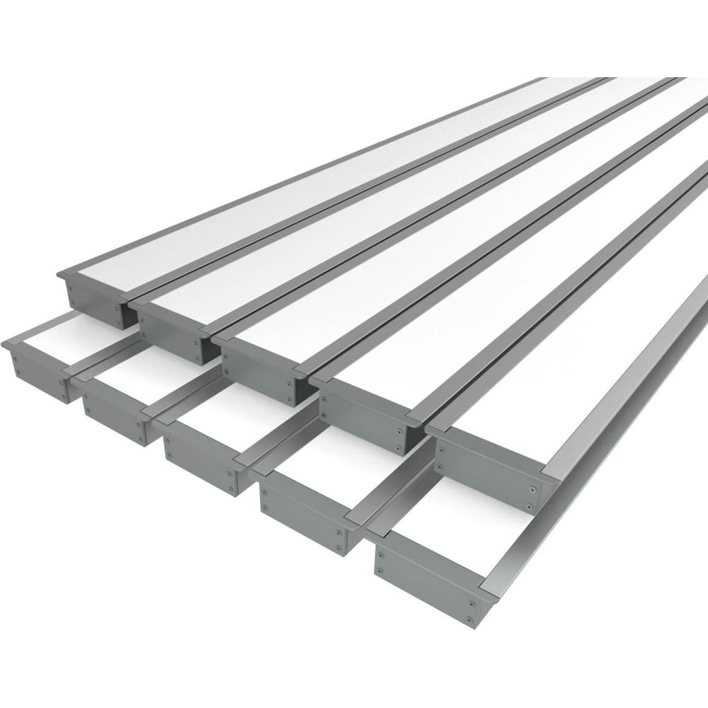 Изображение товара Комплект профилей Ledcraft LC-LPV2063M44-3x10Silver 10 шт для потолка и ниши