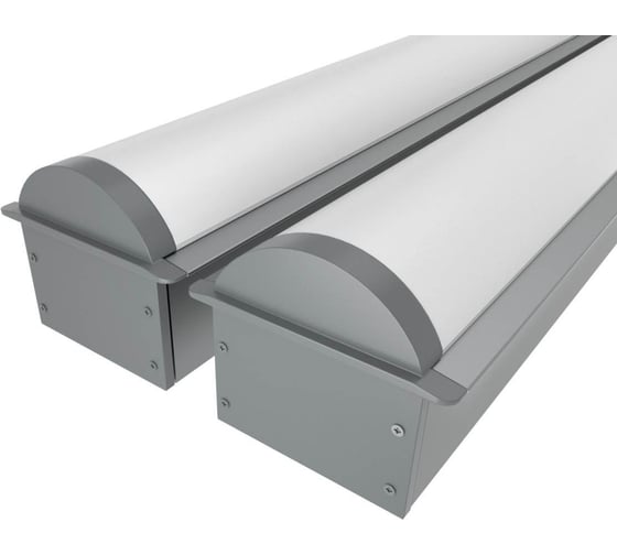 Изображение товара Комплект профилей Ledcraft LC-LPV2544M36R-2x2Silver из 2 шт серебро (2м профиль+2м рассеиватель+2 заглушки+шурупов) 1616240088