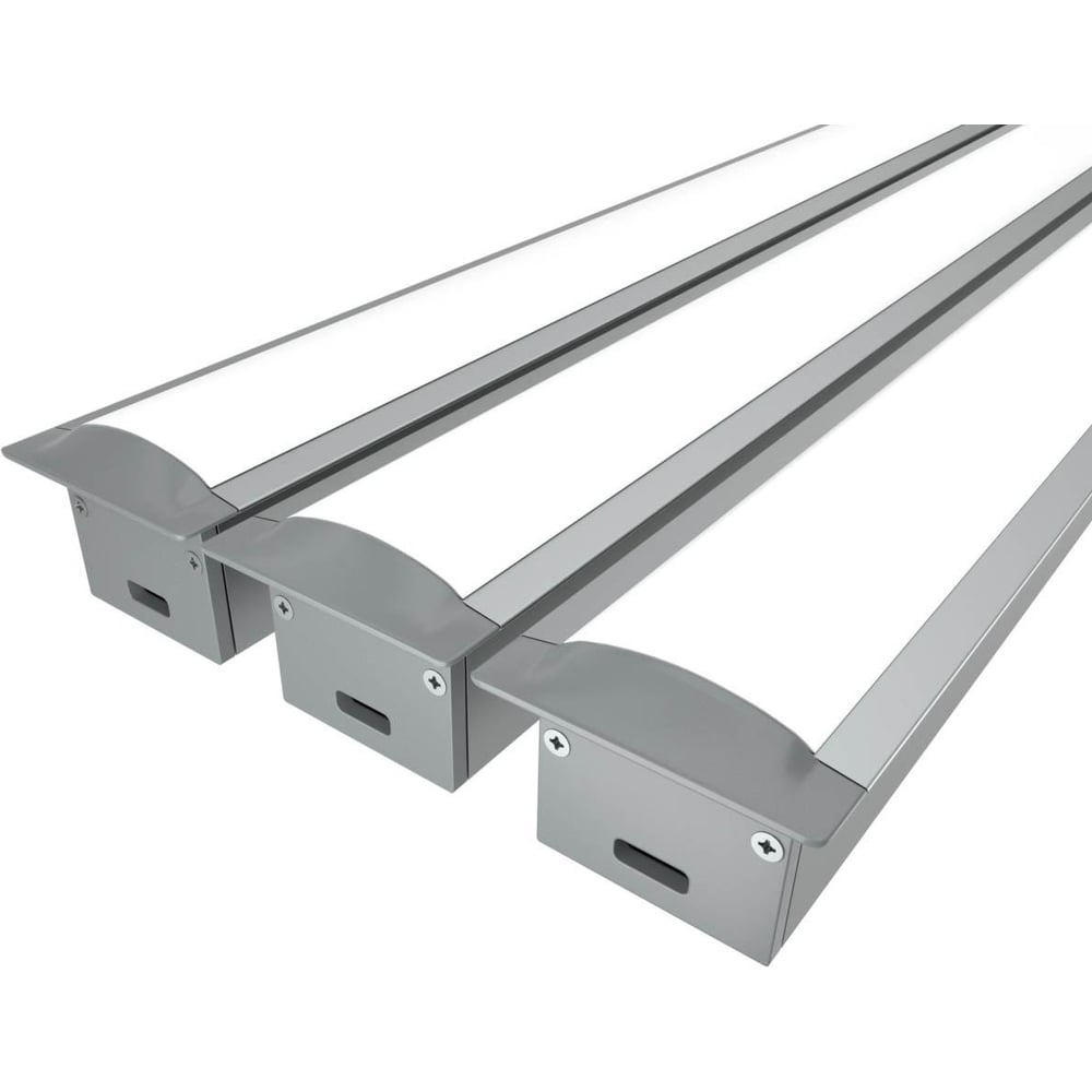 Изображение товара Комплект профилей Ledcraft LC-LPV2537M28-3x3Silver для ниши потолка и пола 3 шт