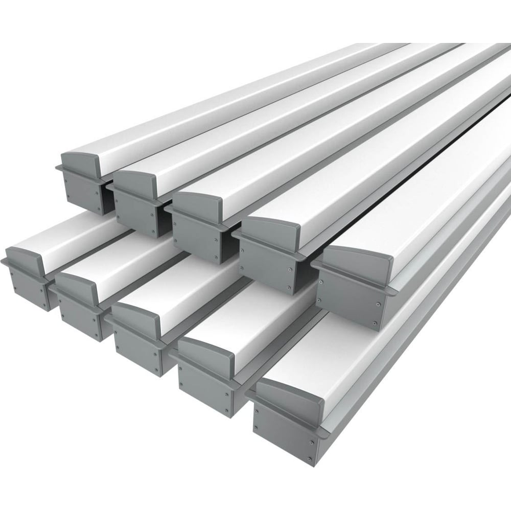 Изображение товара Комплект профилей Ledcraft LC-LPV2544M36T-2x10Silver для подсветки 2 м 10 шт