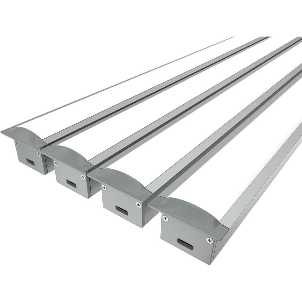 Изображение товара Комплект профилей Ledcraft LC-LPV2537M28-3x4Silver для встроенной подсветки 3м алюминий поликарбона