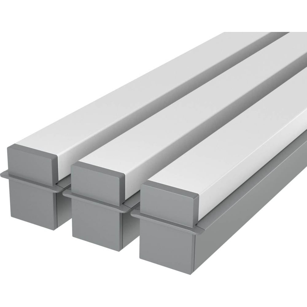 Изображение товара Комплект профилей Ledcraft архивный для подсветки 3 м серебро LC-LPV2537M1728-3x3Silver