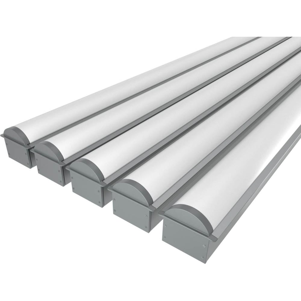 Изображение товара Комплект профилей Ledcraft LC-LPV2544M36R-2x5Silver для подсветки алюминий и поликарбонат 2м