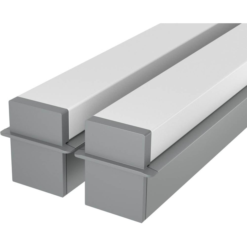 Изображение товара Комплект профилей Ledcraft LC-LPV2537M1728-3x2Silver 3м для потолка стен и пола