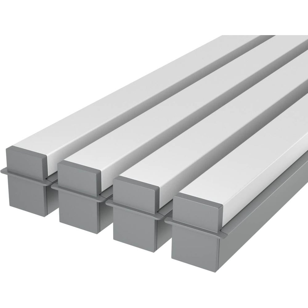 Изображение товара Комплект профилей Ledcraft LC-LPV2537M1728-2x4 серебро для внутренней подсветки