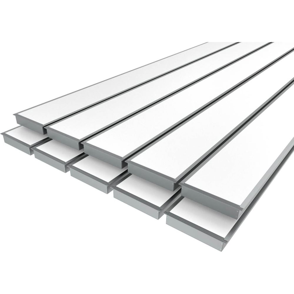 Изображение товара Комплект профилей Ledcraft LC-LPV32154M135-3x10Silver для потолков и стен 10 м