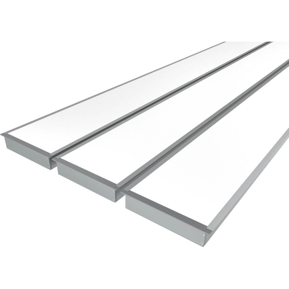 Изображение товара Комплект профилей Ledcraft LC-LPV32154M135-1x3Silver для встраиваемой подсветки