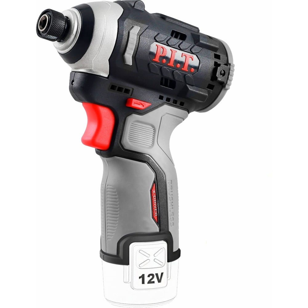 Изображение товара Винтоверт P.I.T. IMPACT аккумуляторный бесщёточный 12В 120Нм
