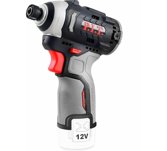 Изображение товара Винтоверт P.I.T. IMPACT аккумуляторный бесщёточный SOLO 12В, 120Нм, 3 ск, 0-4300 уд, HEX 1/4 PSD12K-120A