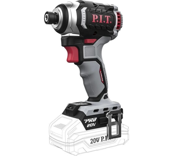 Изображение товара Винтоверт P.I.T. IMPACT аккумуляторный бесщёточный SOLO 20В, 170Нм, 3ск, 3500уд/м, HEX 1/4 PSD20H-170A