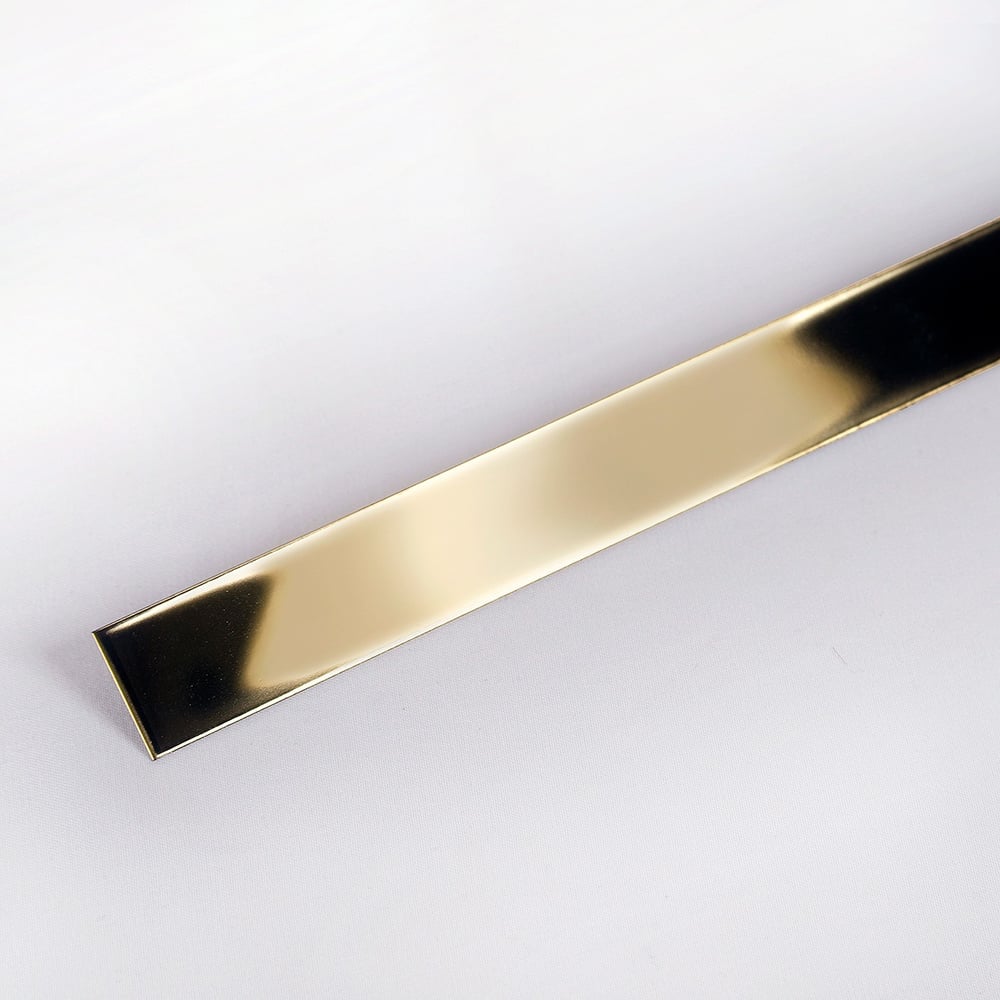 Изображение товара Декоративная полоса Forming P1 из нержавеющей стали AISI 430 золото 1500 мм