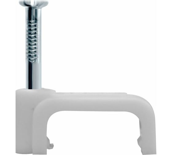 Изображение товара Скоба VKL electric 9 мм, плоская, пластиковая, уп. 50 шт. 9988744