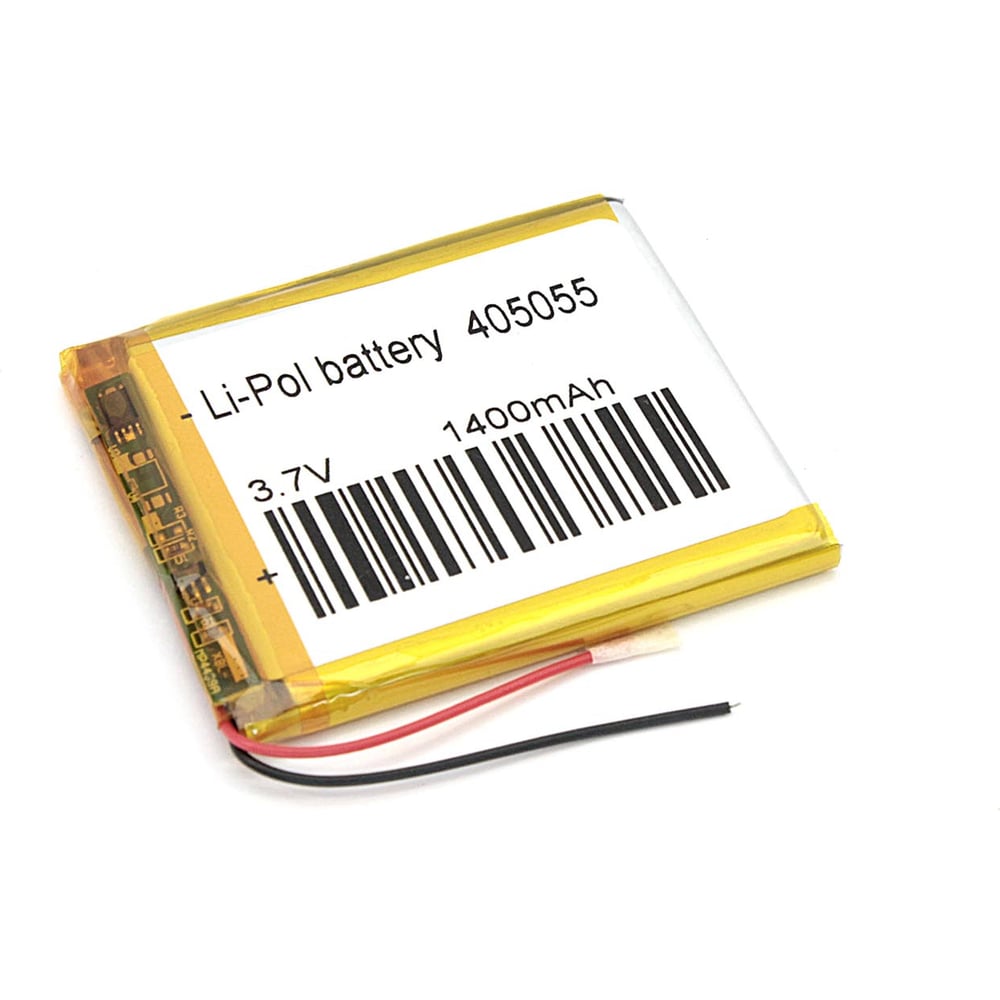 Изображение товара Аккумулятор Amperin 80505 1000 мАч 3,7В 2pin