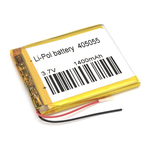Изображение товара Аккумулятор Amperin Li-Pol батарея 4*50*52мм 2pin 3,7V 1000mAh 80505