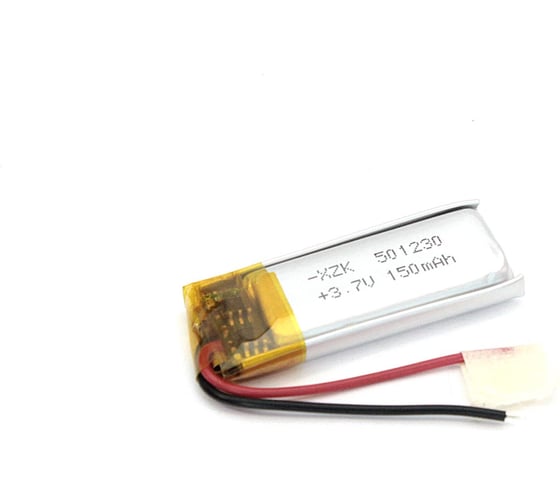 Изображение товара Аккумулятор Amperin Li-Pol батарея 5*12*30мм 2pin 3.7V/140mAh 79632