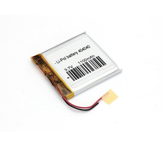 Изображение товара Аккумулятор Amperin Li-Pol батарея 4*40*40мм 2pin 3.7V/550mAh 80506