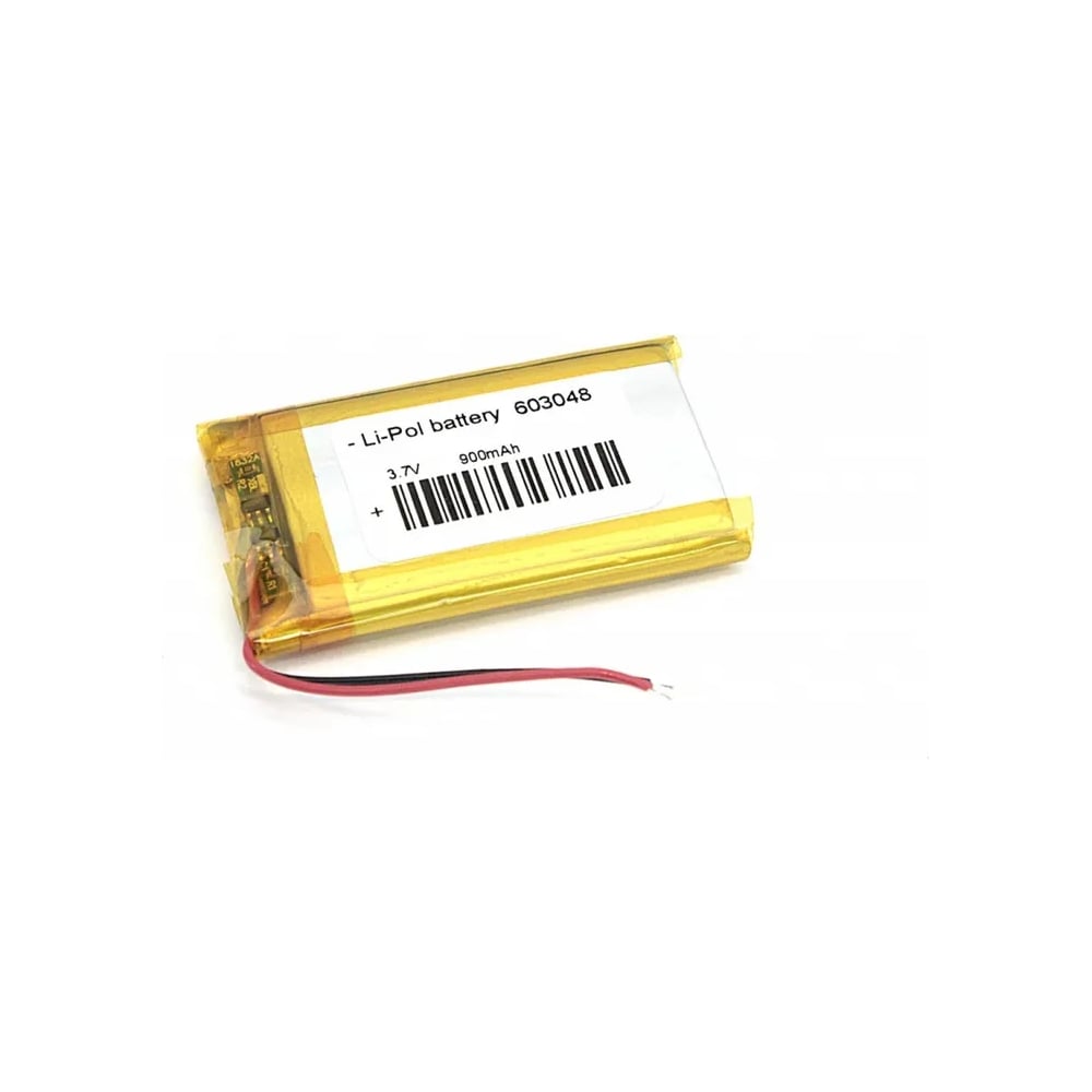 Изображение товара Аккумулятор Amperin Li-Pol 3.7V 900mAh 2pin для устройств