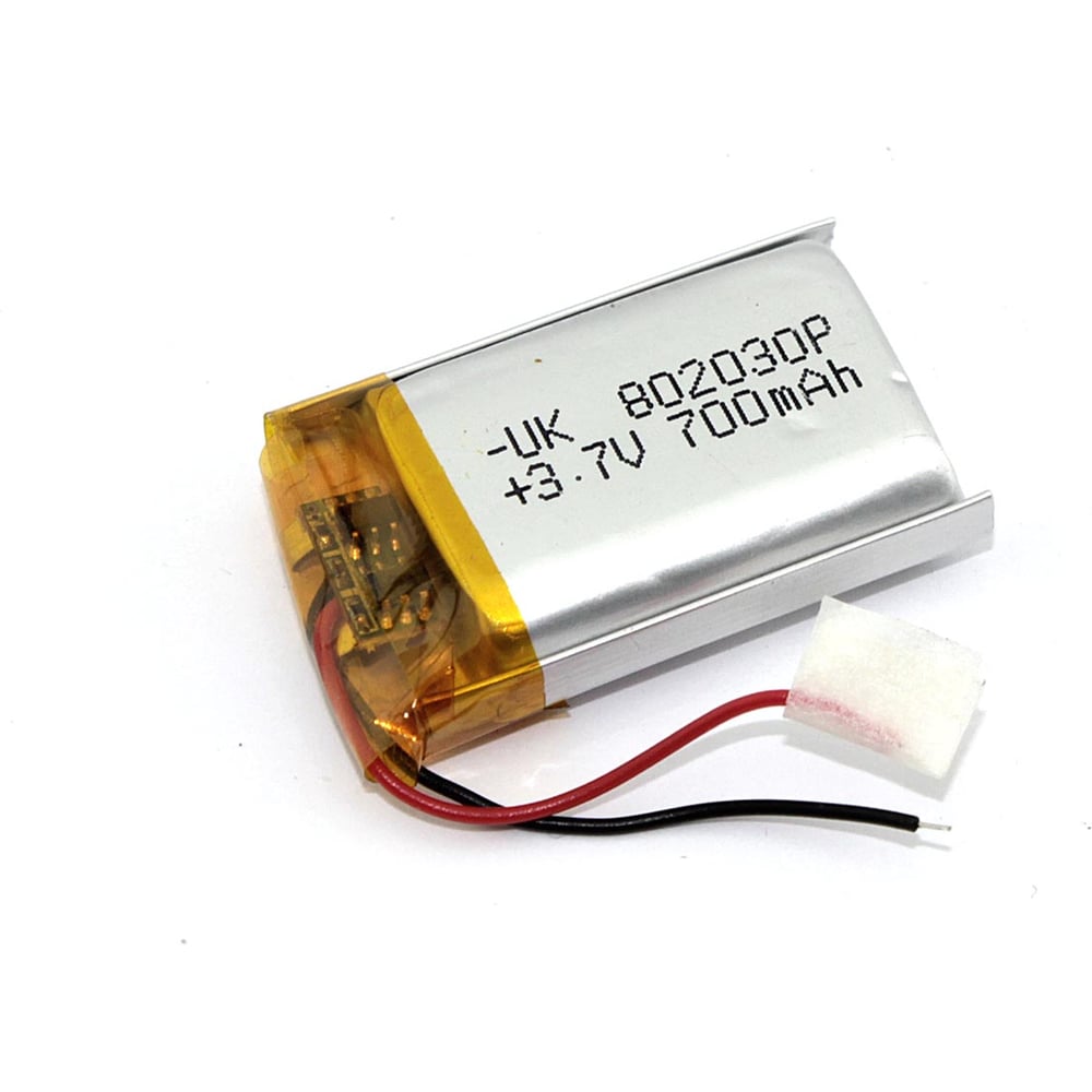 Изображение товара Аккумулятор Amperin Li-Pol 3.7V 700mAh 8x20x30мм 2pin для электронных устройств